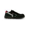 Zapatos de seguridad DENVER S1P CI SRC ESD de color negro con detalles en gris y rojo