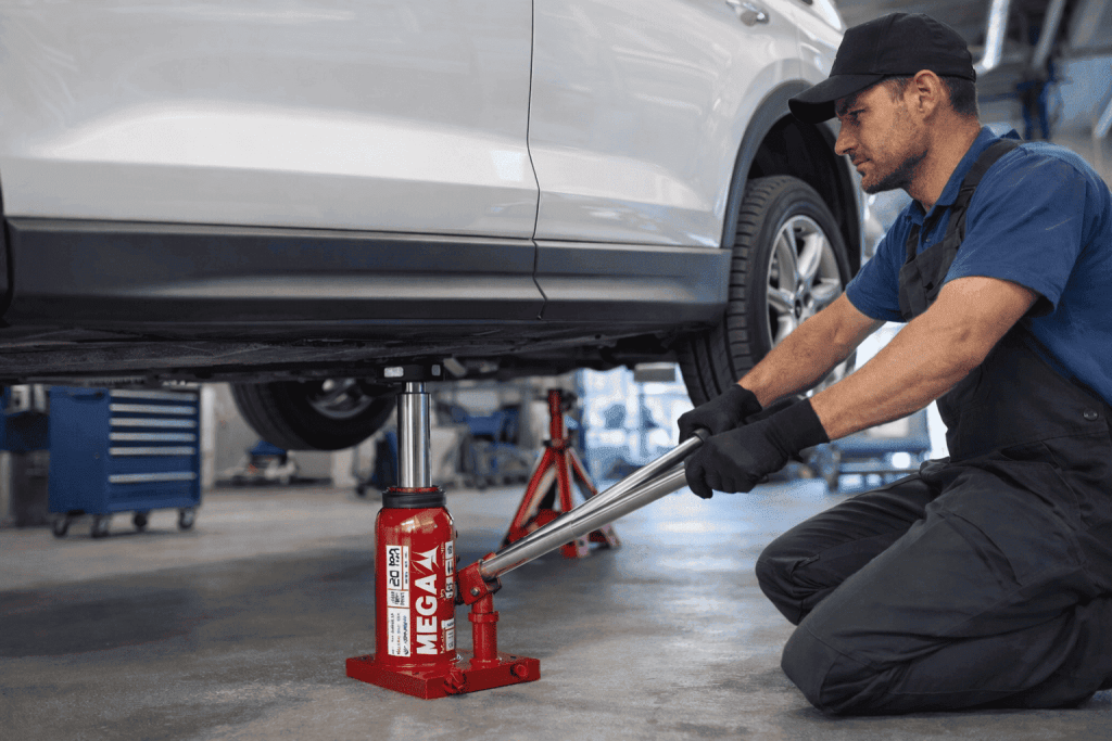 gatos hidráulicos para taller mecánico