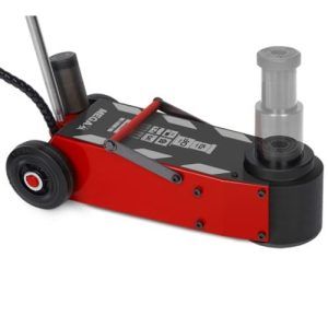 Gato oleoneumático portátil MEGA NP15-2B 15–30 toneladas en vista lateral