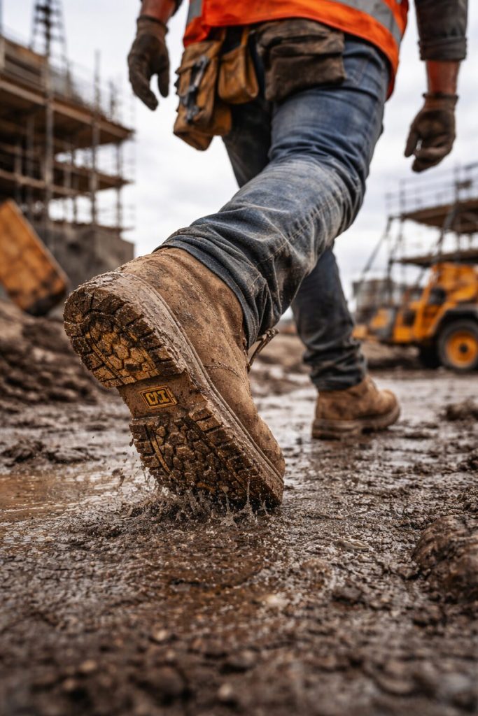 botas Caterpillar trabajo construcción resistentes
