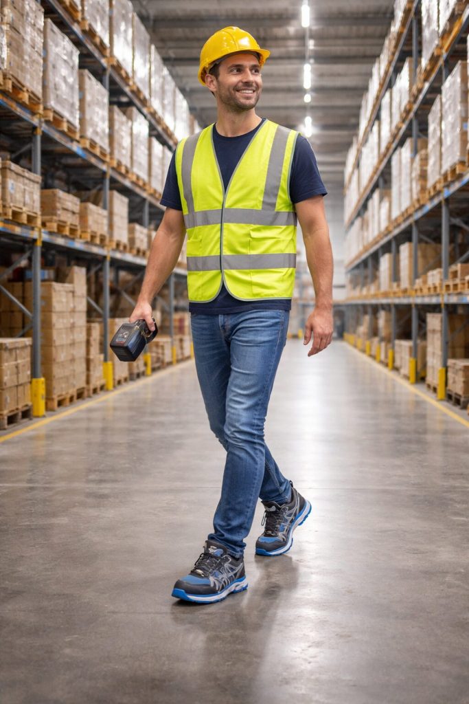 zapatillas Caterpillar seguridad trabajo almacén