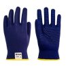 Guante interior térmico NITREX 299G azul con puntos antideslizantes para trabajos en frío