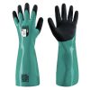 Guante Nitrex 460 de doble capa de nitrilo con longitud de 33 cm y resistencia química y térmica para uso industrial y alimentario