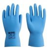 Guante Nitrex 641 azul de látex para protección química, limpieza e industria alimentaria