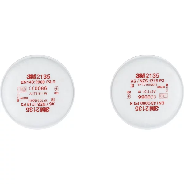 filtro partículas 3M 2135 P3 para polvo fino y aerosoles industriales
