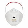 Vista frontal de mascarilla autofiltrante 3M Aura 9332 Gen3 FFP3 con válvula y ajuste ergonómico